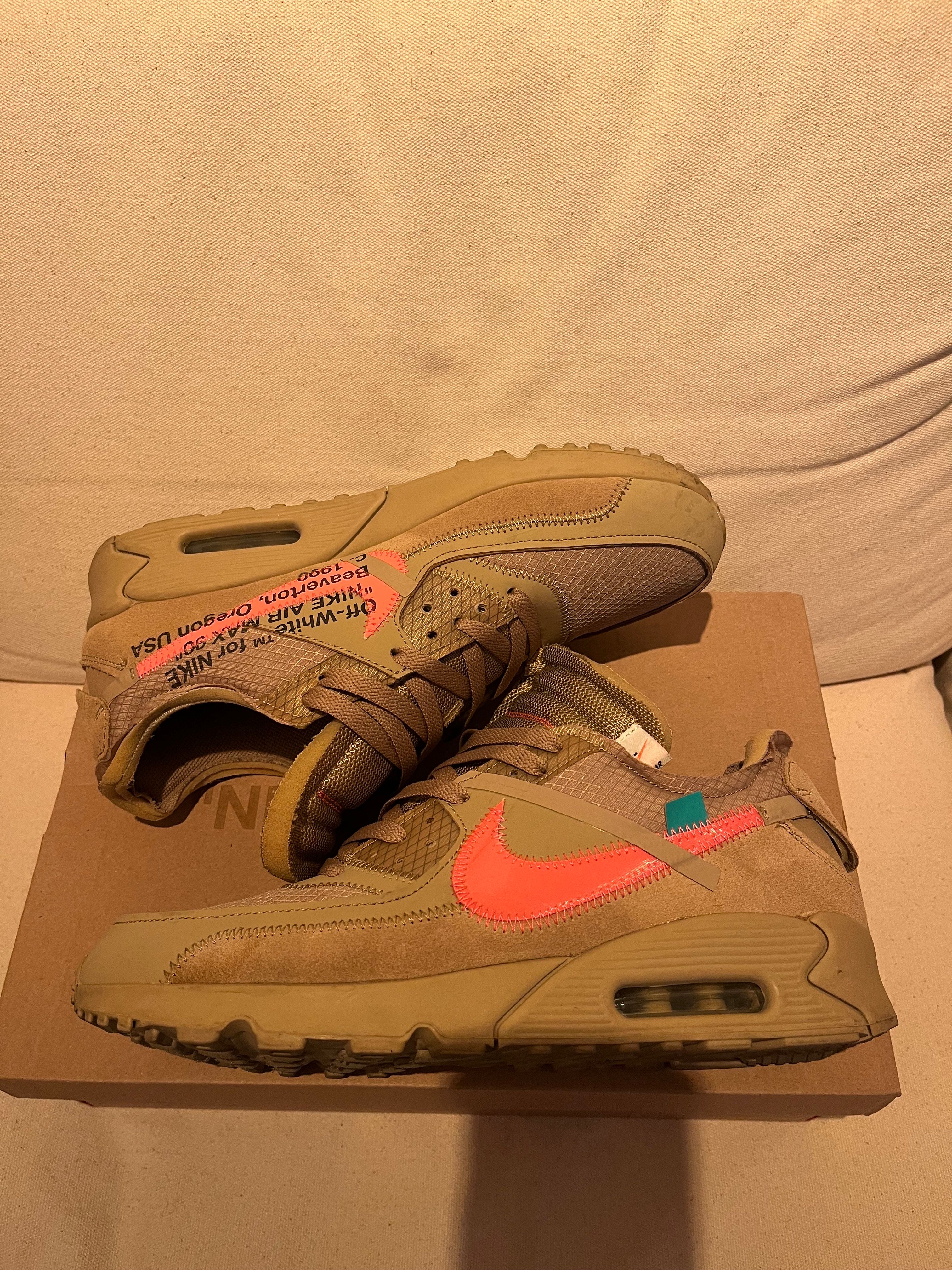 Off-White × Nike Air Max 90 "Desert Ore"