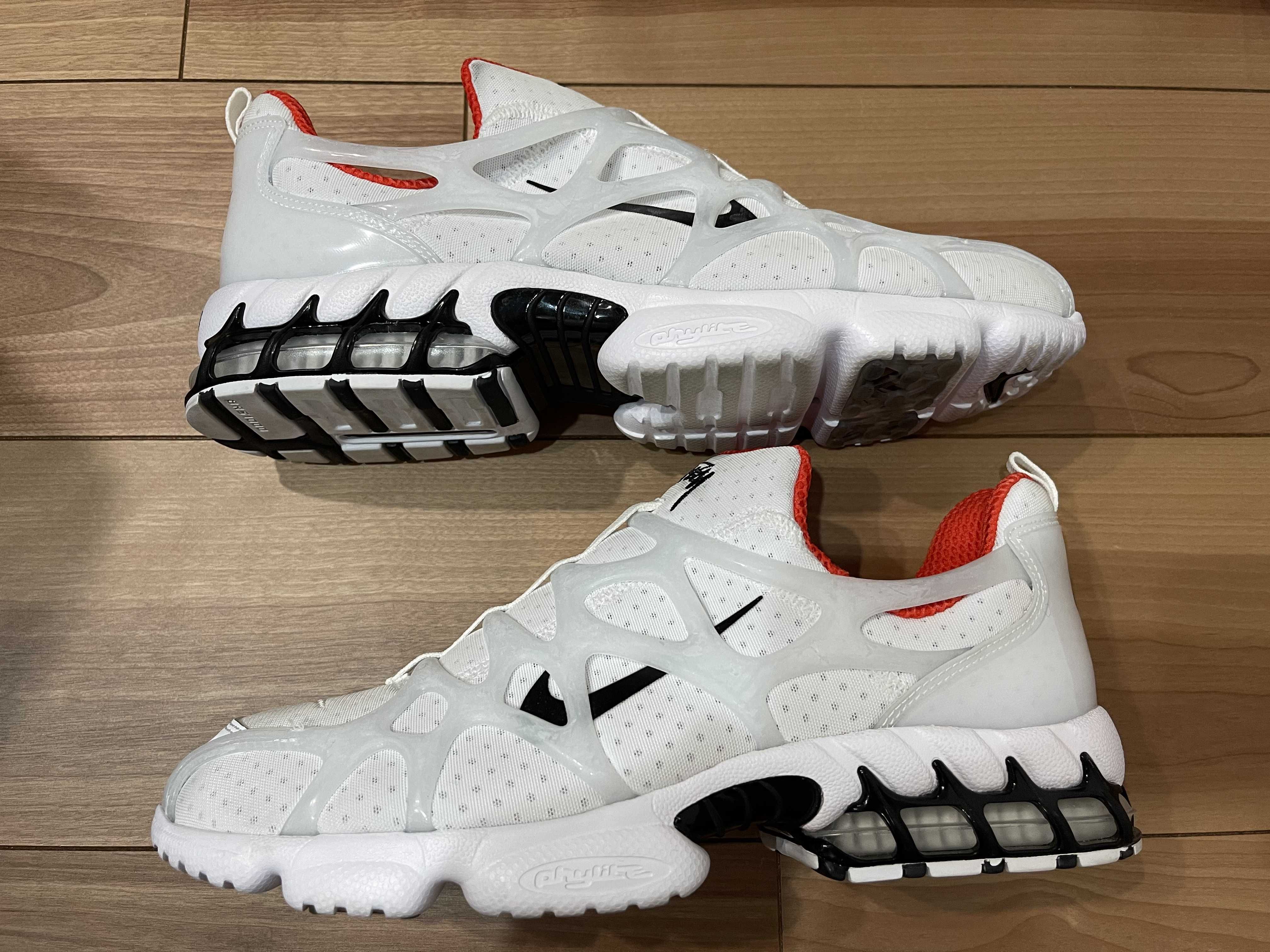 Stussy × Nike Air Zoom Kukini "White/Red"