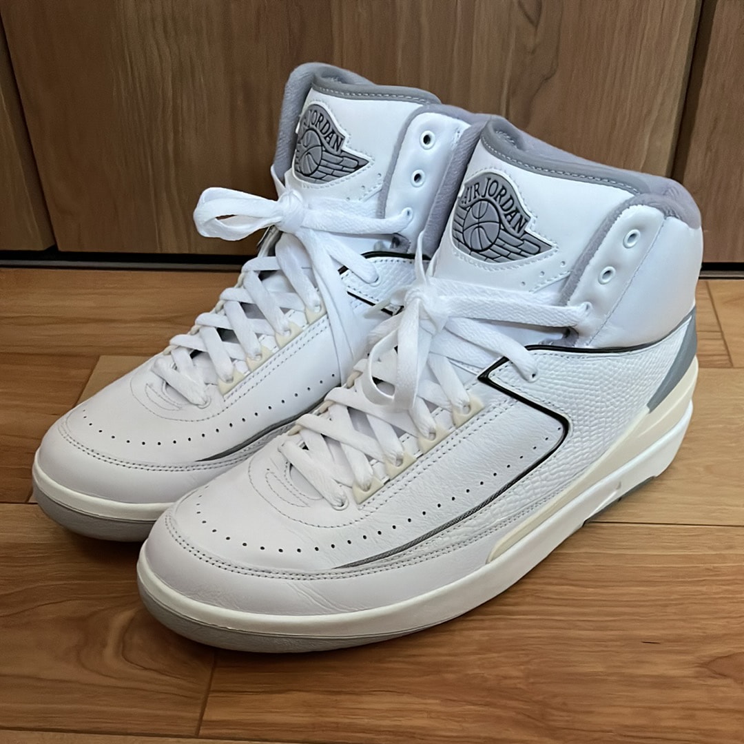 Nike Air Jordan 2 "White and Cement Grey"