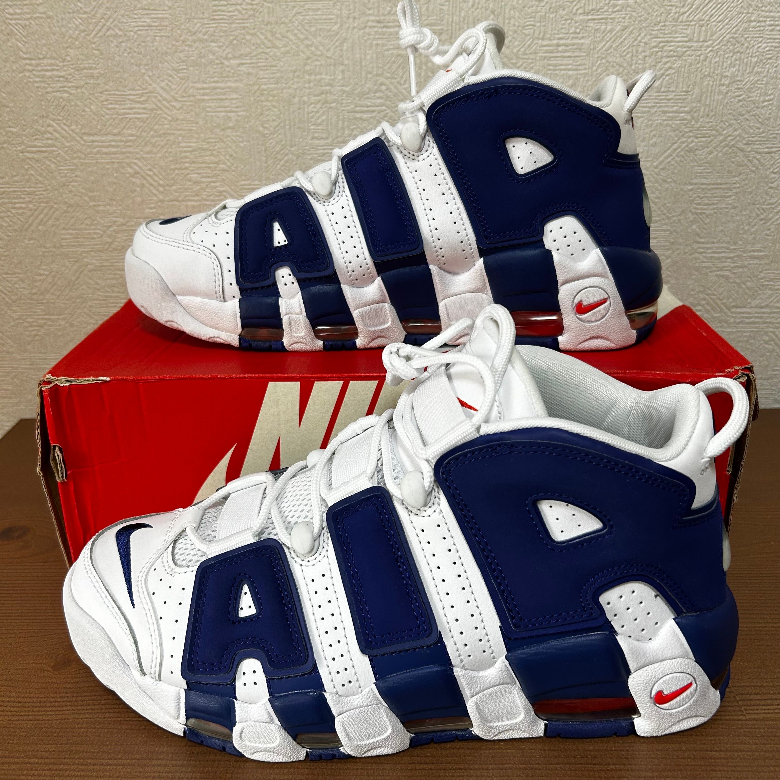 NIKE AIR MORE UPTEMPO 96 "WHITE/DEEP ROYAL BLUE"