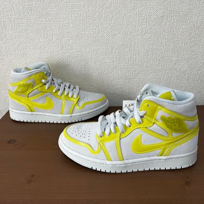 NIKE Women's AIR JORDAN 1 MID LX "OPTI YELLOW"