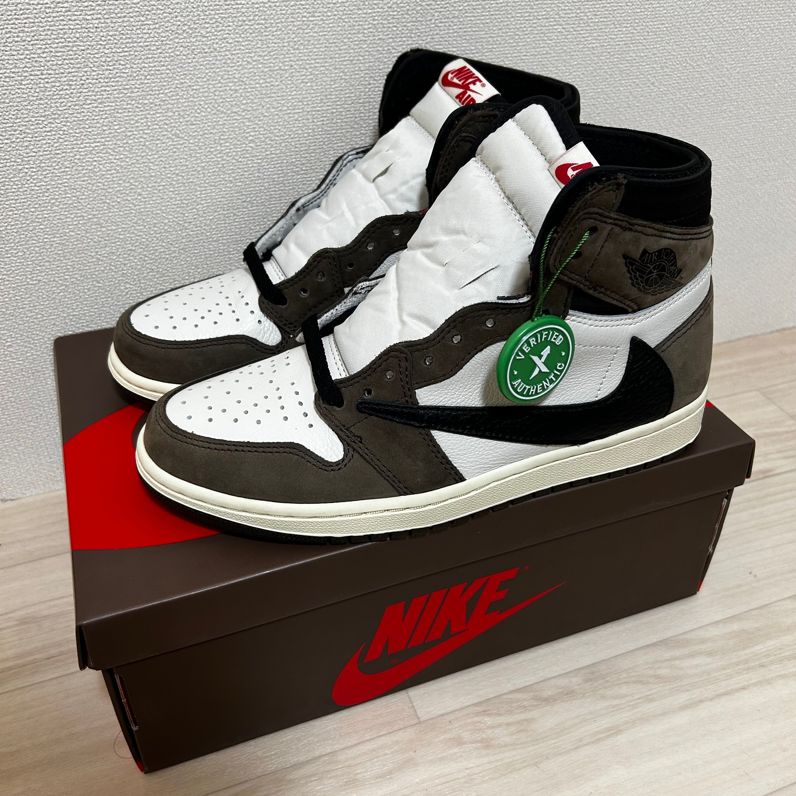 Travis Scott × Nike Air Jordan 1 Retro High OG TS SP "Sail/Dark Mocha"