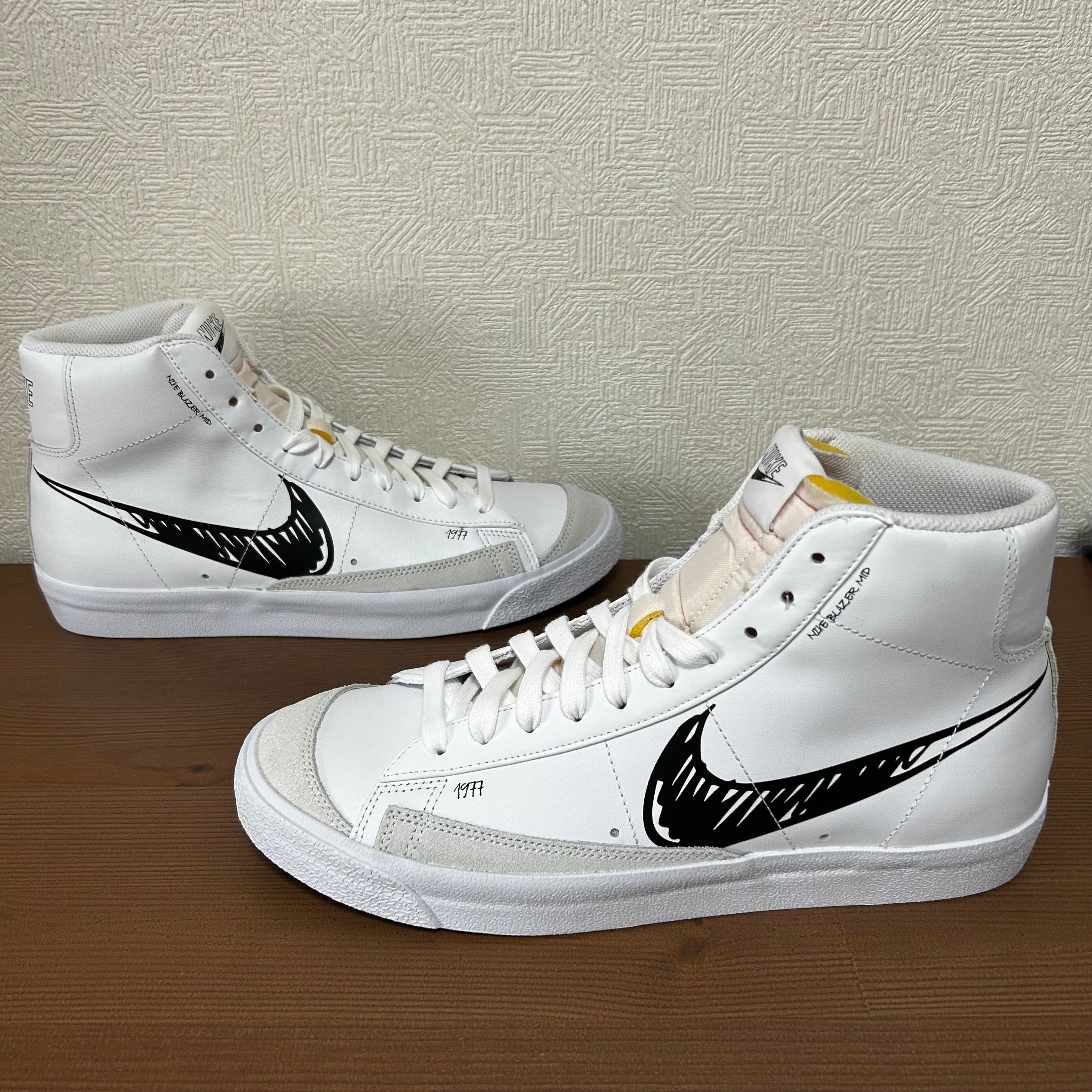 Nike Blazer Mid '77 "Black Sketch"