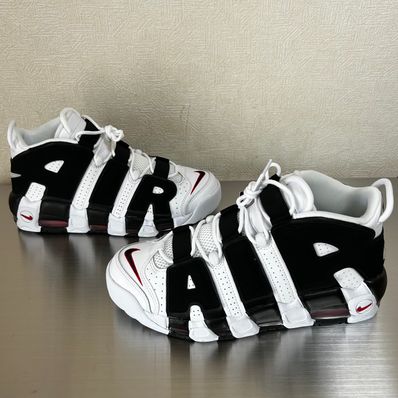 NIKE AIR MORE UPTEMPO "WHITE/BLACK/UNIVERSITY RED"(2020)