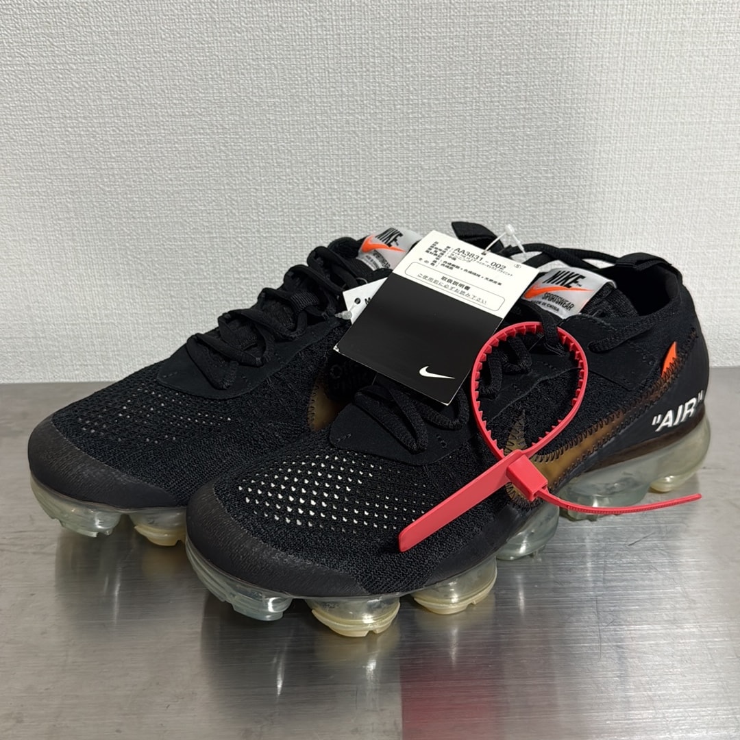 Off-White × Nike Air Vapormax "Black/Total Orange/Clear"
