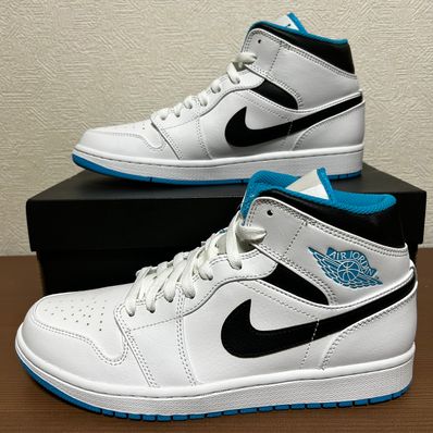 Nike Air Jordan 1 Mid "White/Laser blue"