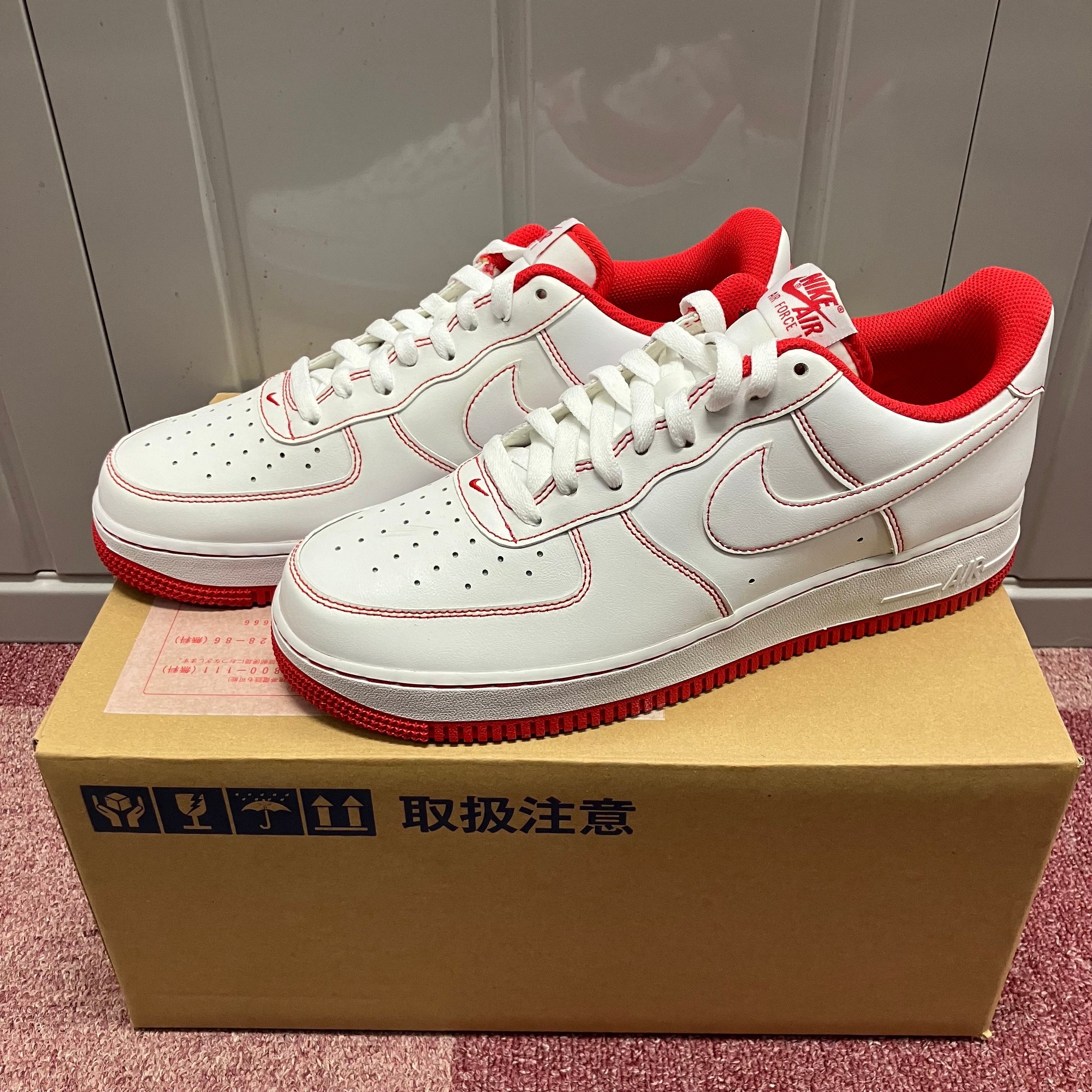 Nike Air Force 1 Low '07 Stitch "Radiant Red"