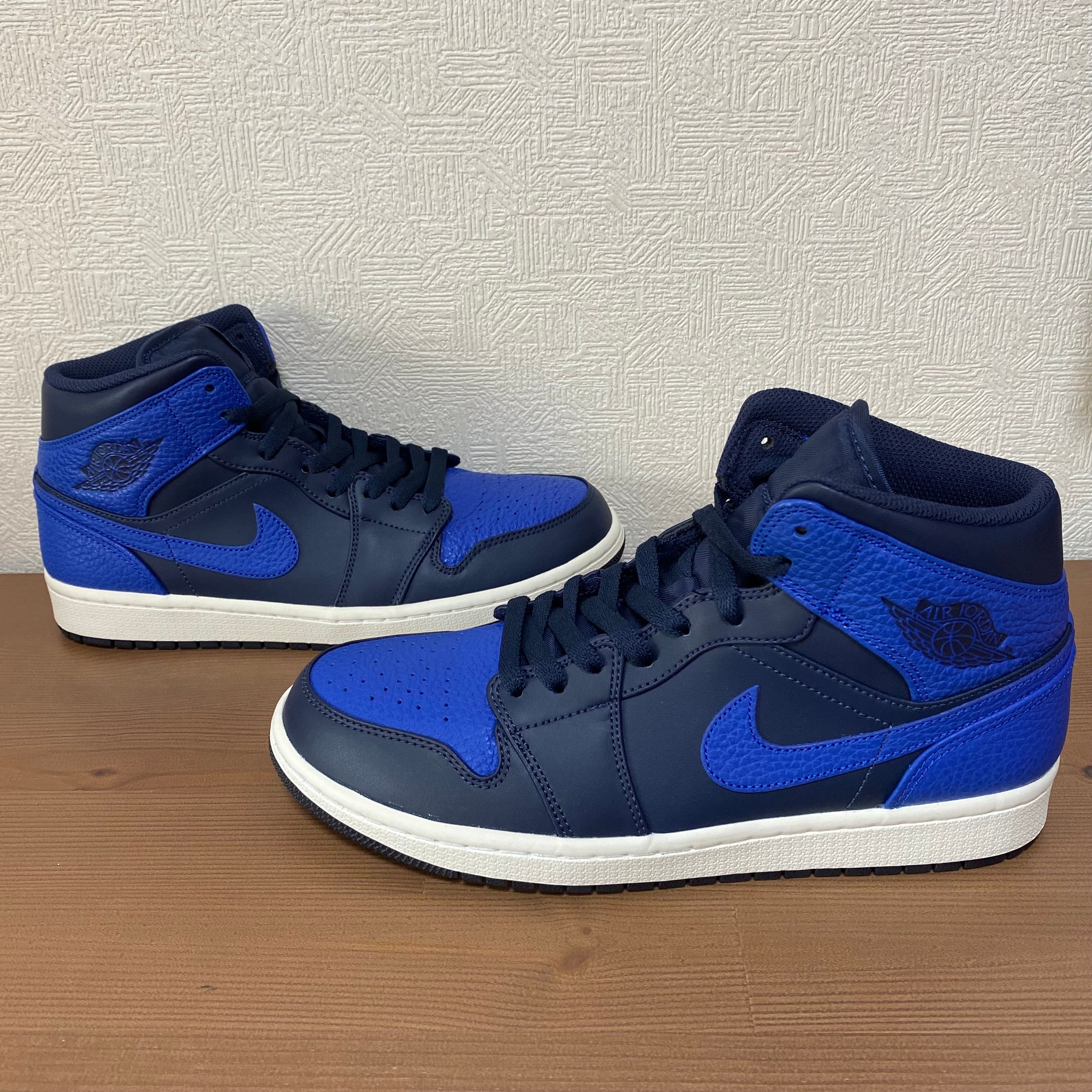Nike Air Jordan 1 Mid "Obsidian Game Royal"