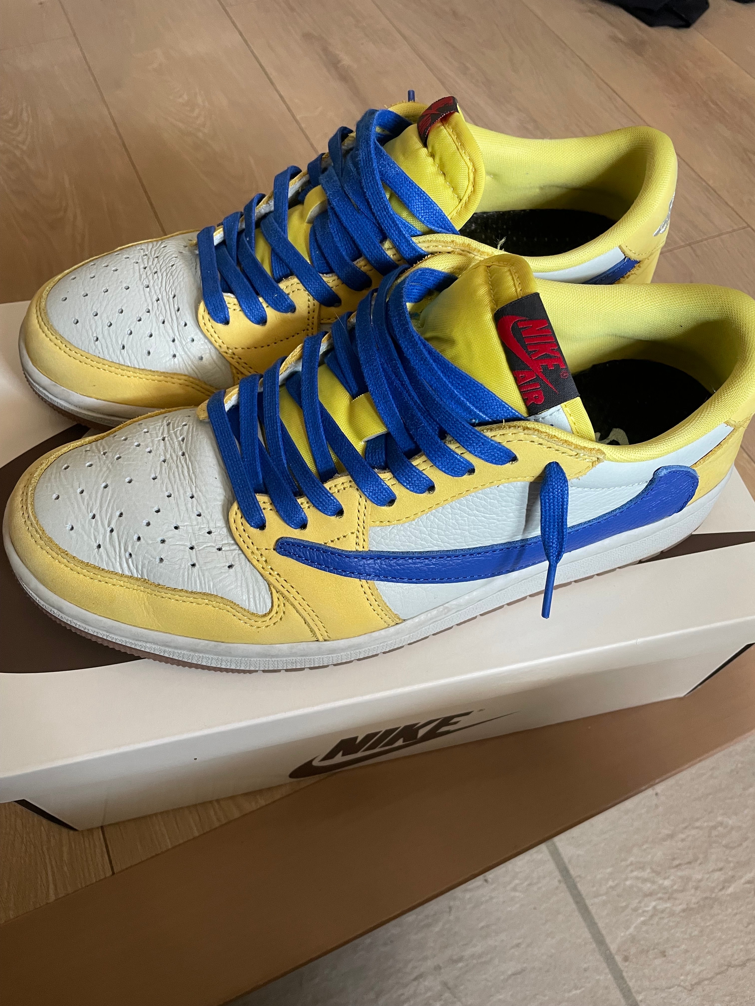 Travis Scott × Nike Women's Air Jordan 1 Retro Low OG "Canary"