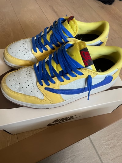 Travis Scott × Nike Women's Air Jordan 1 Retro Low OG "Canary"