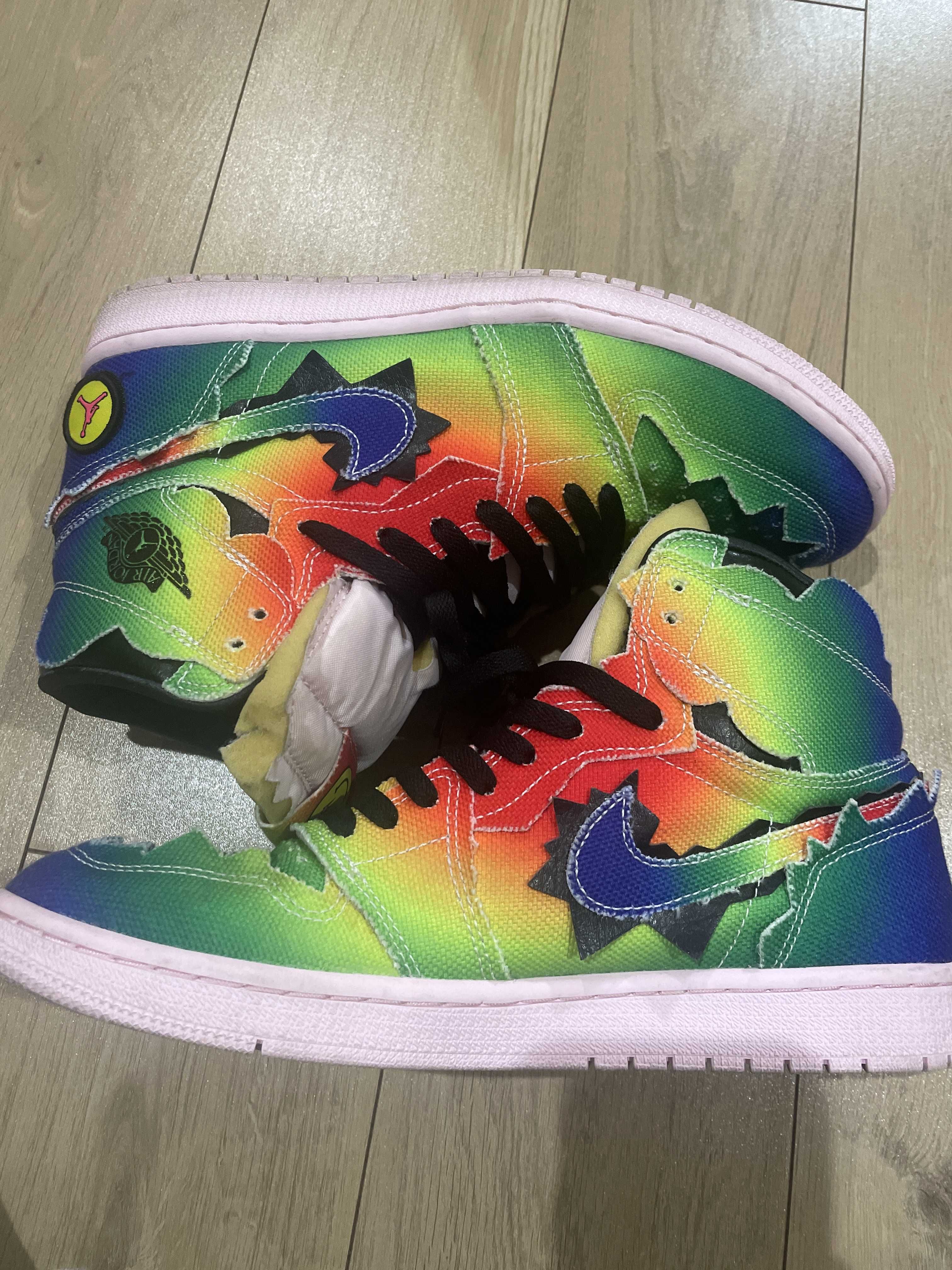 J Balvin × Nike Air Jordan 1 High OG "Rainbow"