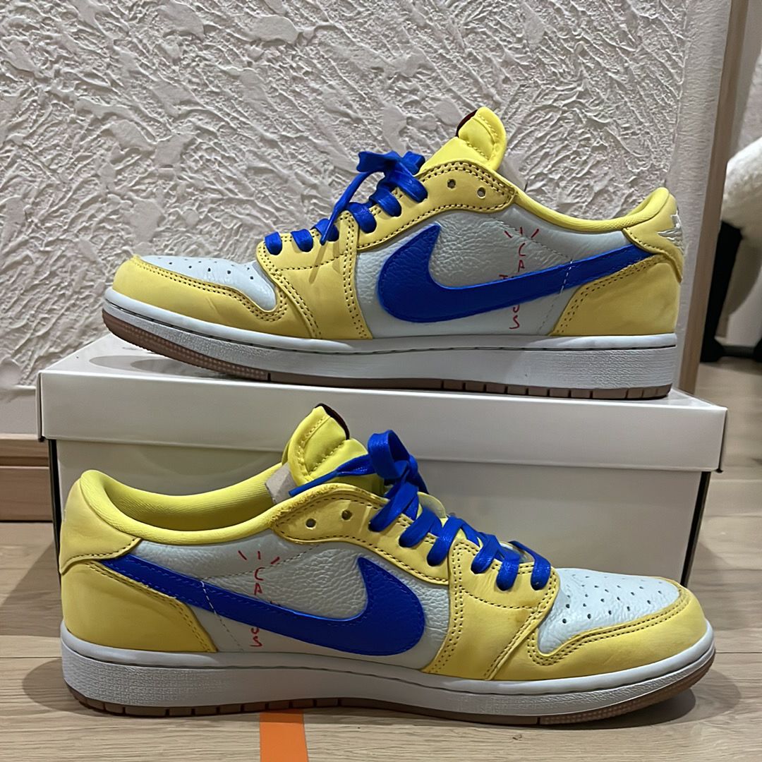 Travis Scott × Nike Women's Air Jordan 1 Retro Low OG "Canary"