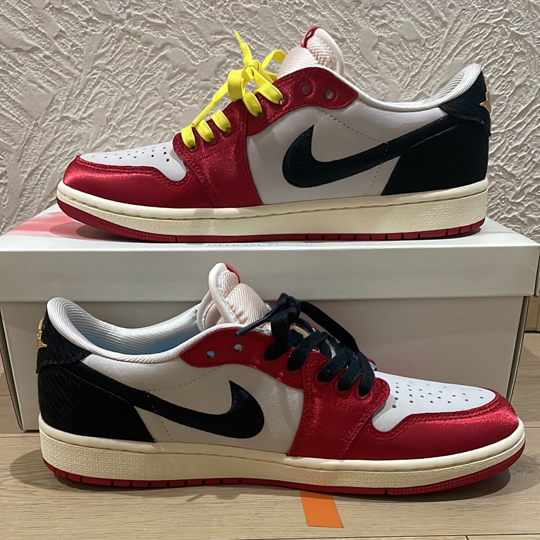Trophy Room × Nike Air Jordan 1 Low OG "Sail and Varsity Red"