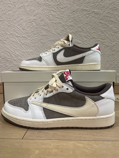 Travis Scott × Nike Air Jordan 1 Low OG SP "Reverse Mocha/Sail and Ridgerock"