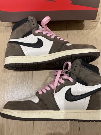 Travis Scott × Nike Air Jordan 1 Retro High OG TS SP "Sail/Dark Mocha"