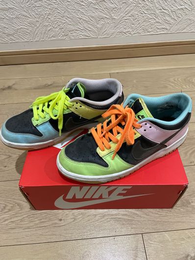 NIKE GS DUNK LOW SE "FREE 99" "DARK CHOCOLATE/COPA/PINK"