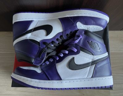Nike Air Jordan 1 Retro High OG "Court Purple White/Black" (2020)