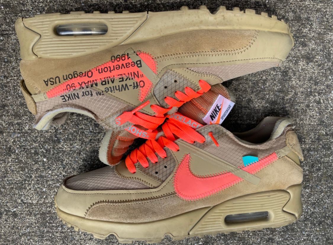 Off-White × Nike Air Max 90 "Desert Ore"
