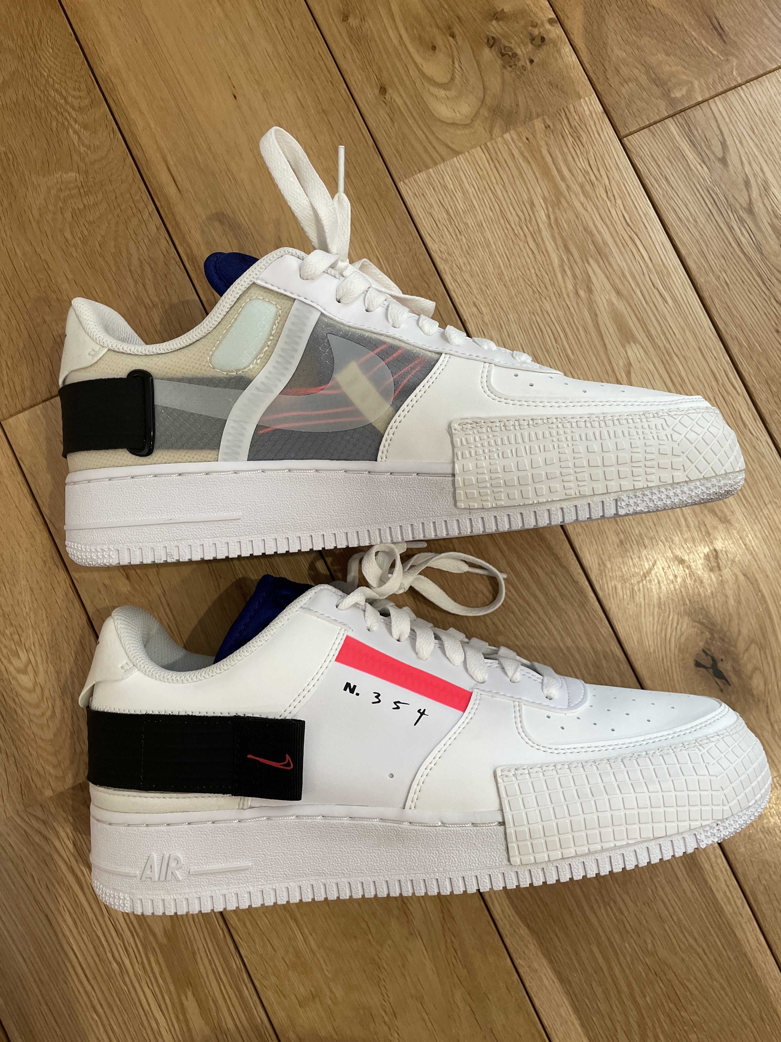 Nike Air Force 1 Low Type "Summit White/Red Orbit/White/Black"