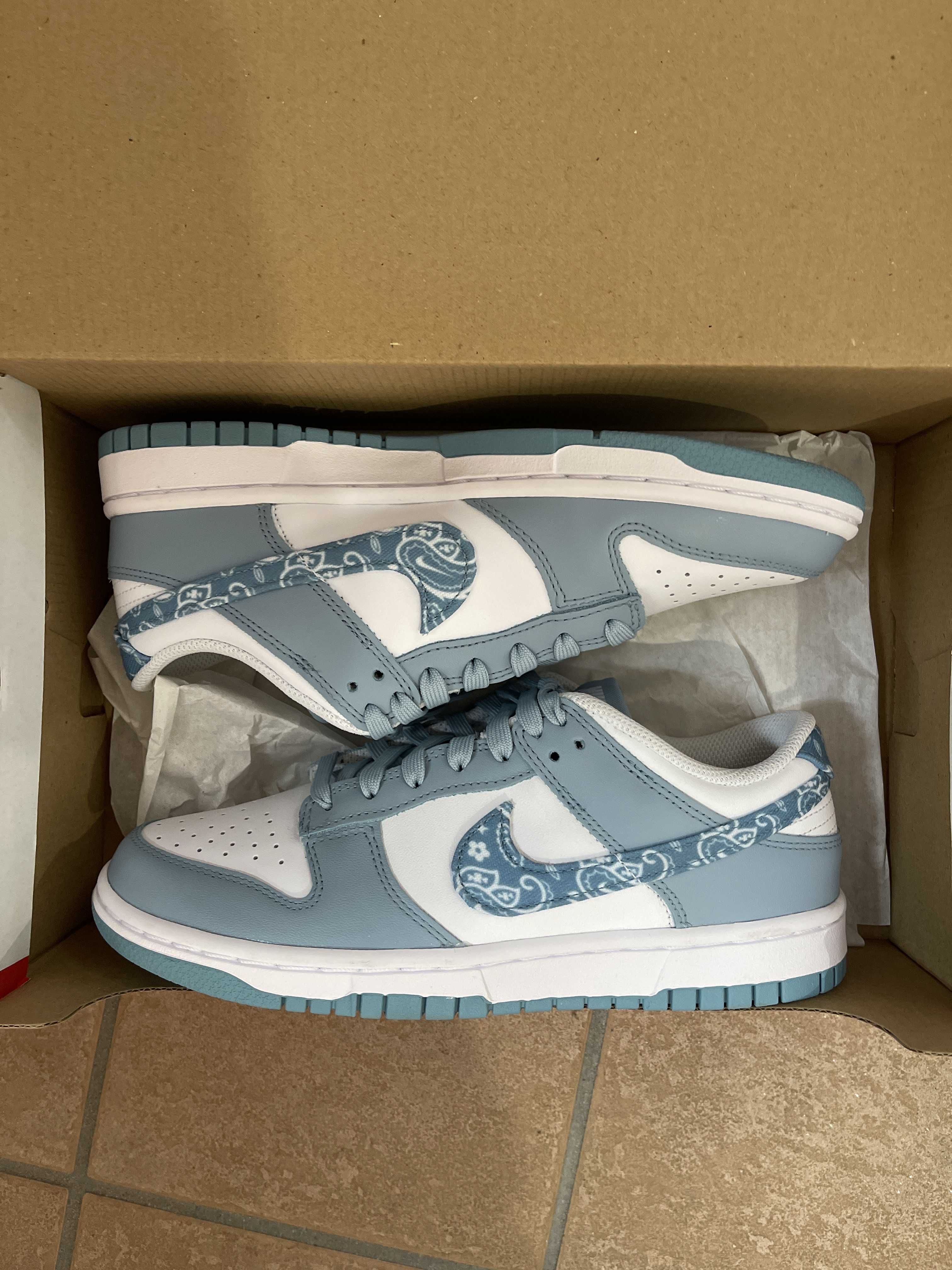 Nike Women's Dunk Low ESS "Blue Paisley"