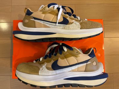 Sacai × Nike Vapor Waffle "Sesame And Blue Void"