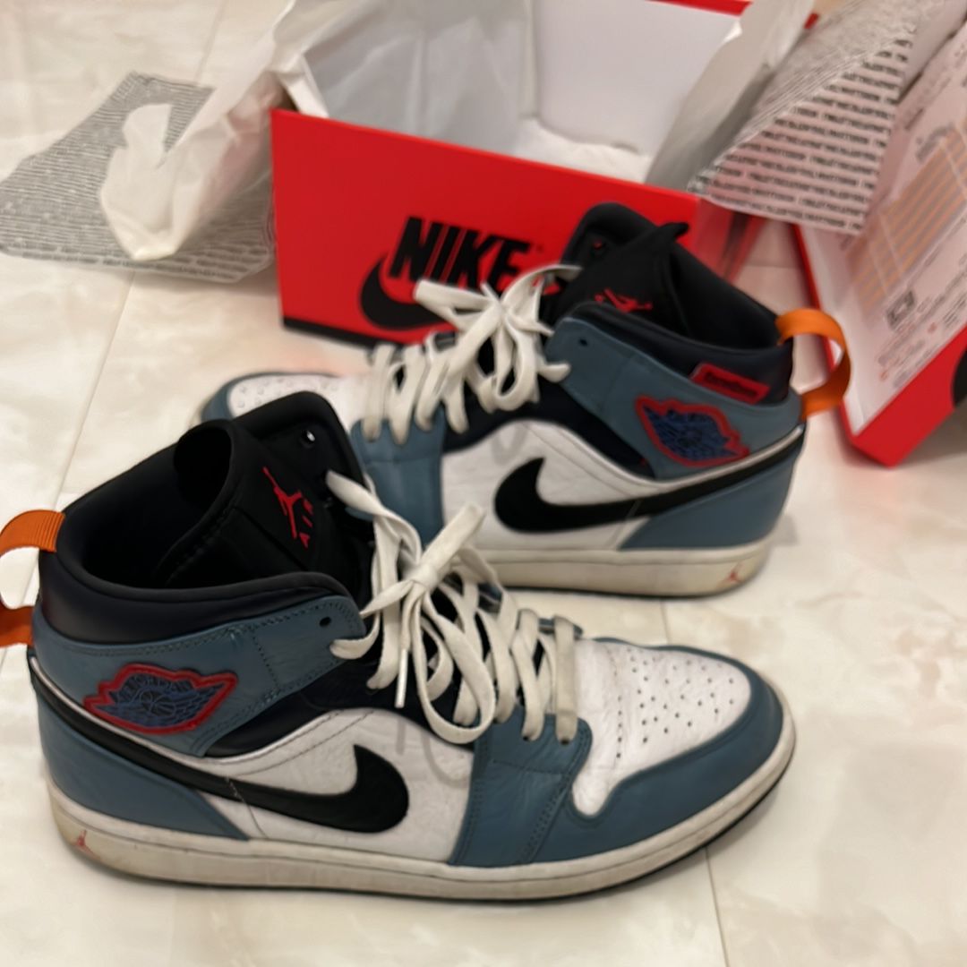 FACETASM × Nike Air Jordan 1 Mid "White/Navy"