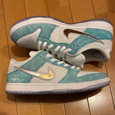 APRIL SKATEBOARDS × Nike SB Dunk Low Pro QS "White and Multi-Color"