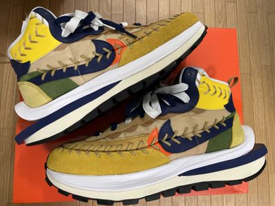 Jean-Paul Gaultier × sacai × Nike VaporWaffle "Sesame/Multi Color"