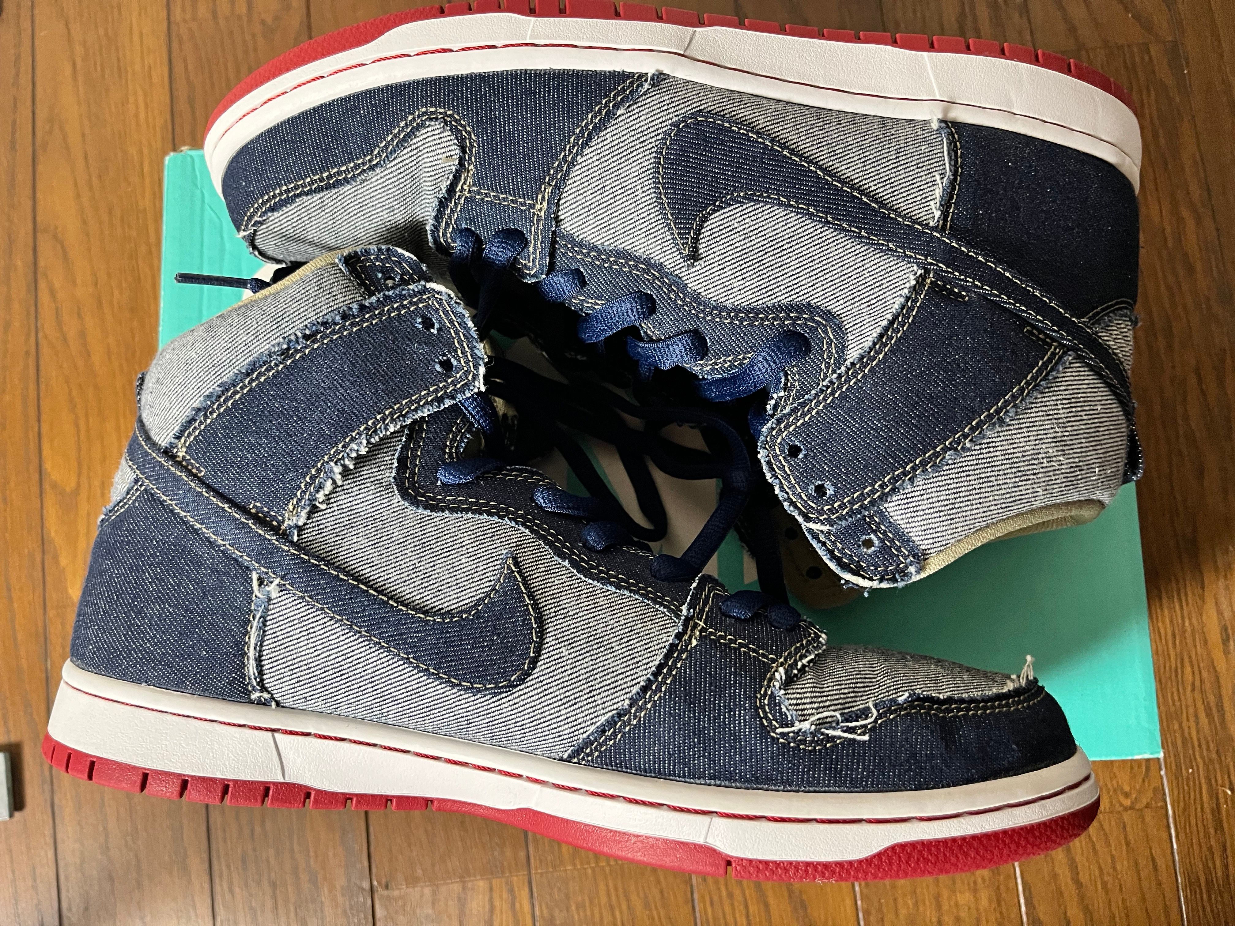 Nike SB Dunk High Reese Forbes Denim "Midnight Navy"