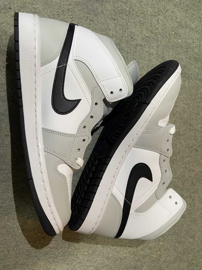 Nike Women's Air Jordan 1 Mid "Grey Fog/White/Black"