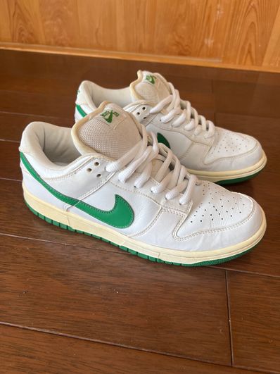 Nike SB Dunk Low Pro "White Classic Green"