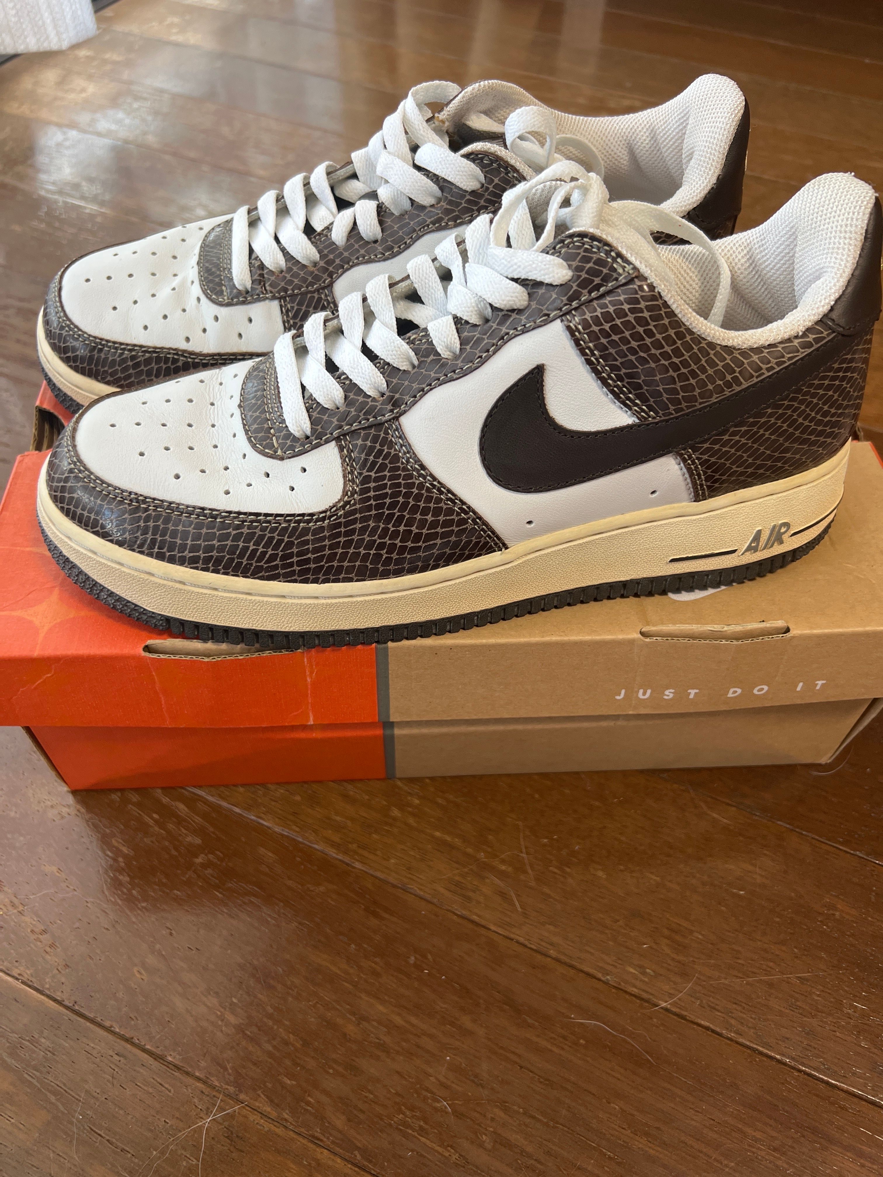 Nike Air Force 1 Low Premium "Snakeskin/Baroque Brown"