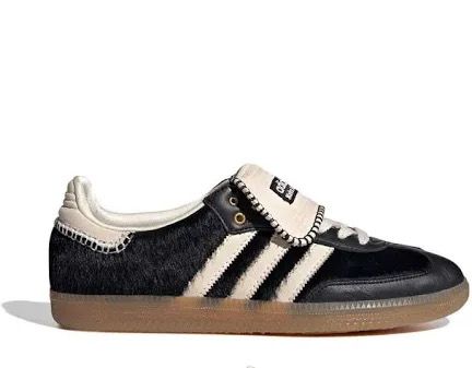 Wales Bonner × adidas Samba Pony Tonal Low "Core Black/Cream White"