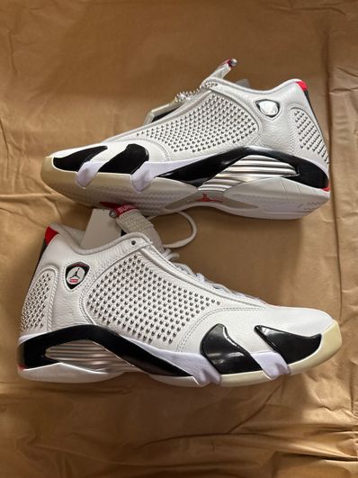 Supreme × Nike Air Jordan 14 Retro "White/University Red"
