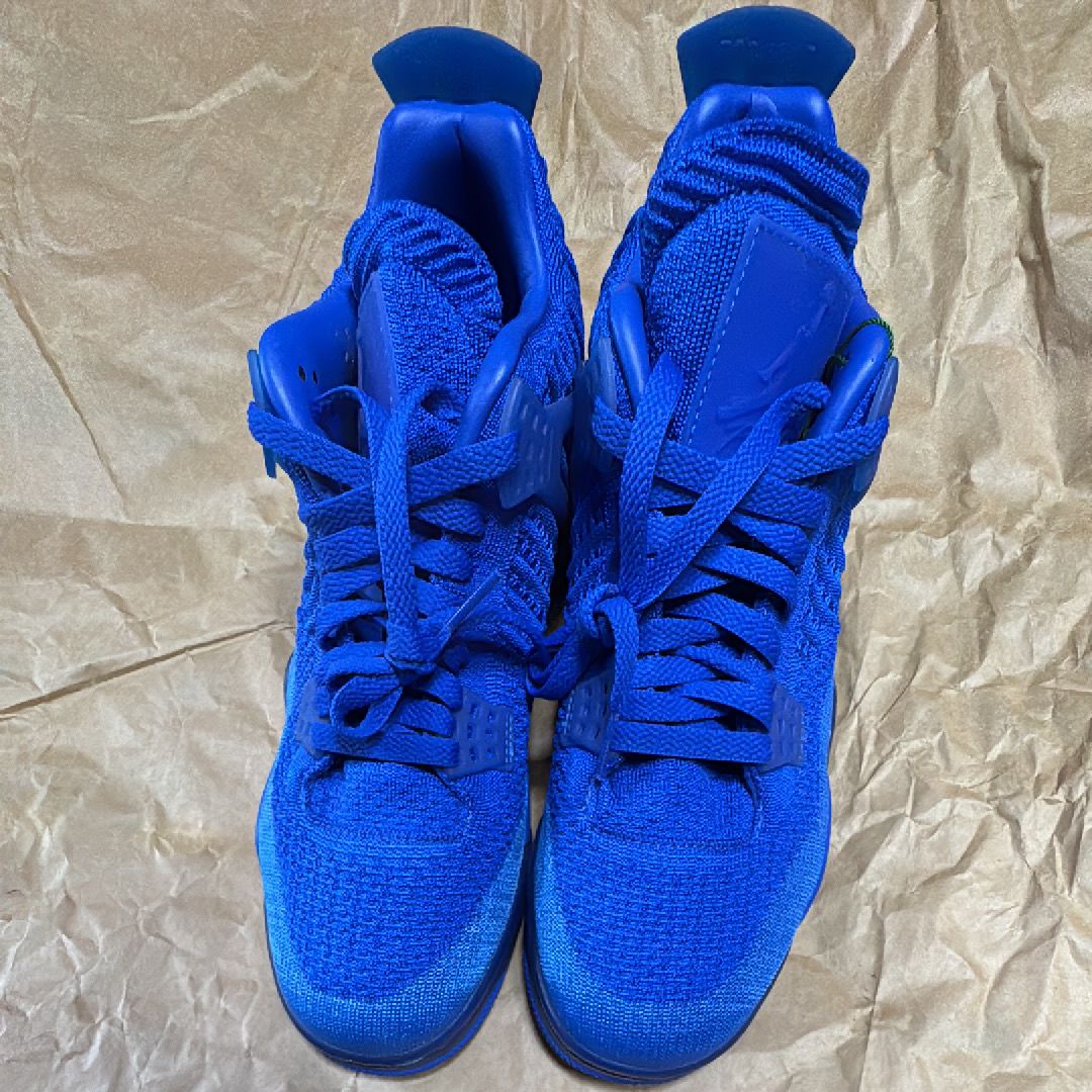 Nike Air Jordan 4 Retro Flyknit "Hyper Royal/Black"