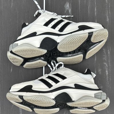 adidas × BALENCIAGA Triple S "White"
