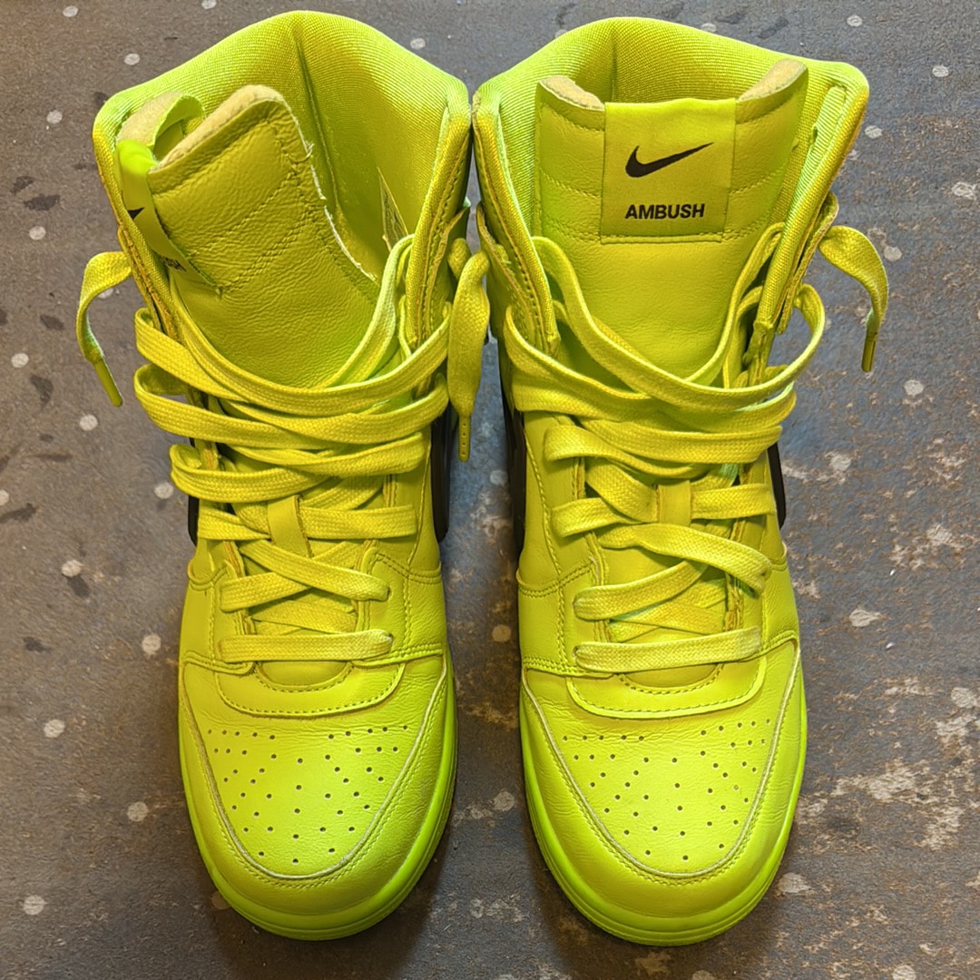 Ambush × Nike Dunk High "Flash Lime"