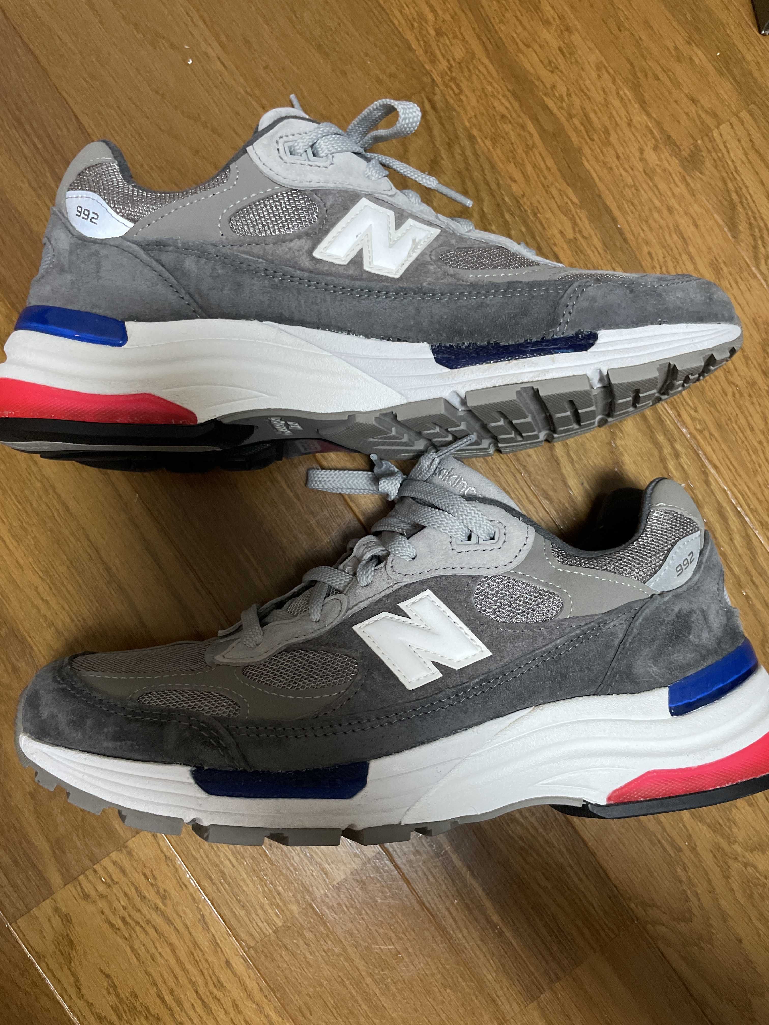 New Balance 992 "GRAY/BLUE/RED"