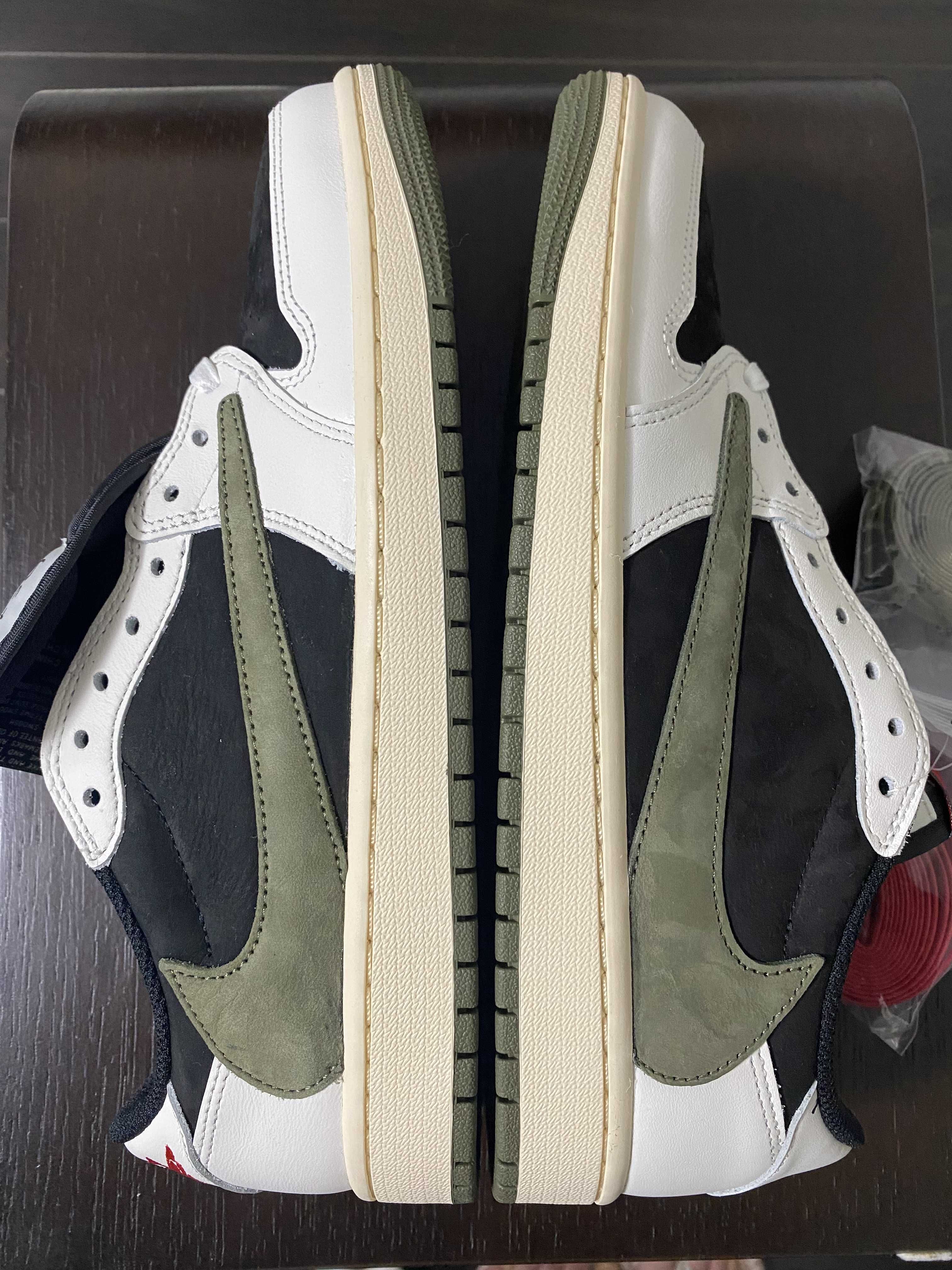 Travis Scott × Nike Women's Air Jordan 1 Low OG "Medium Olive"