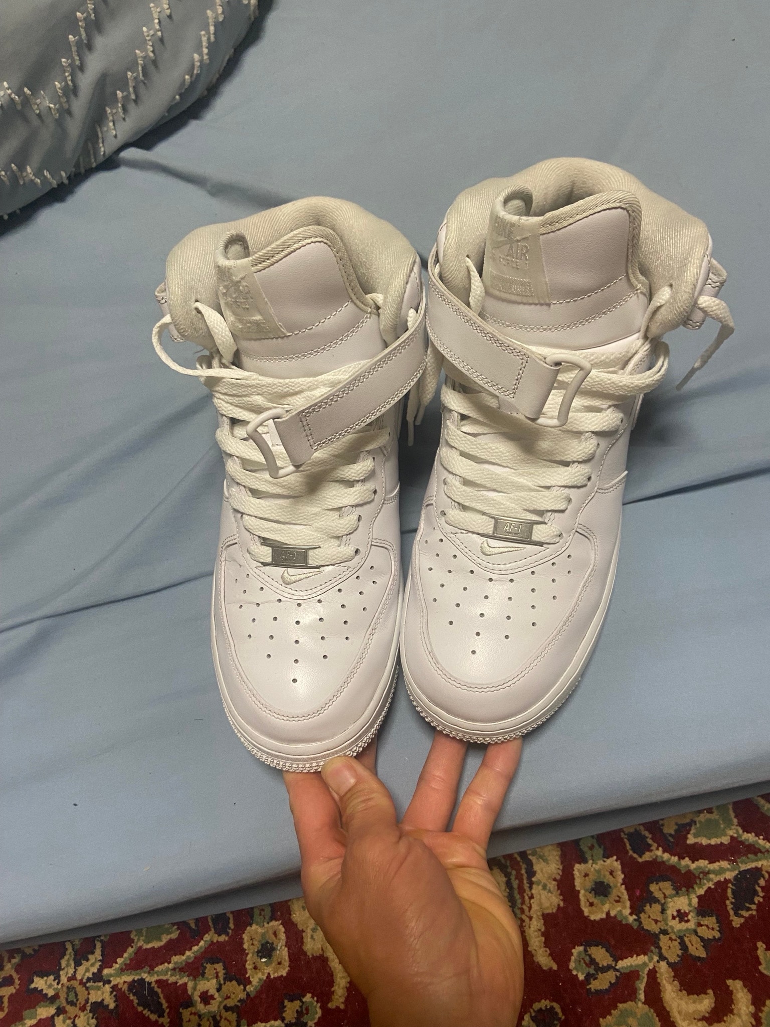 Supreme × Nike Air Force 1 Mid "White" FW24