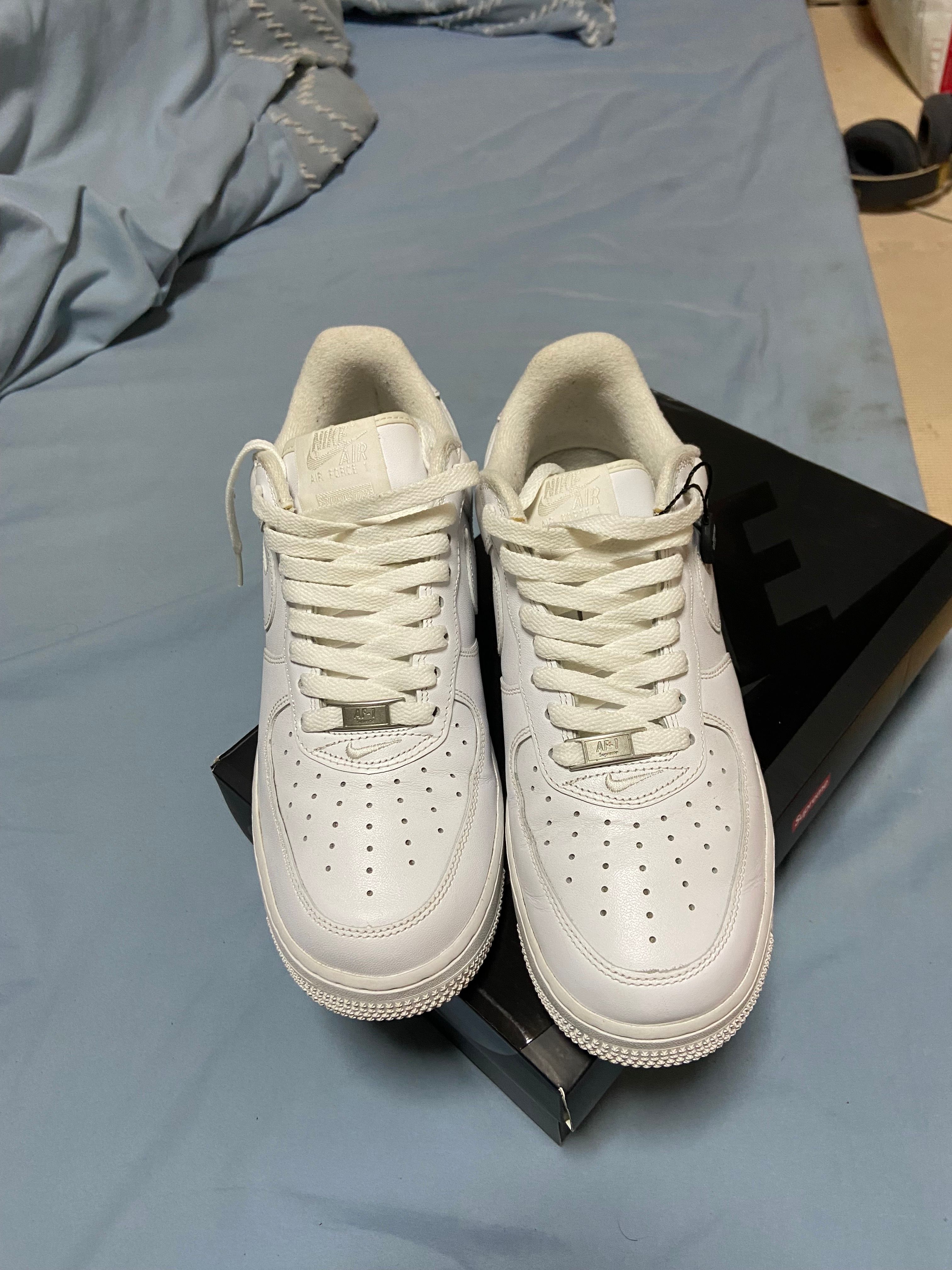 Supreme × Nike Air Force 1 Low "White"