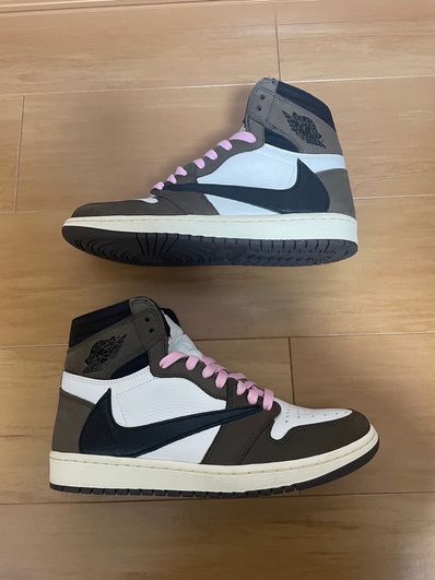Travis Scott × Nike Air Jordan 1 Retro High OG TS SP "Sail/Dark Mocha"