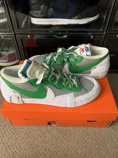 sacai × Nike Blazer Low "Classic Green"
