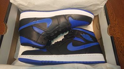 NIKE AIR JORDAN 1 MID "BLACK/BLUE"