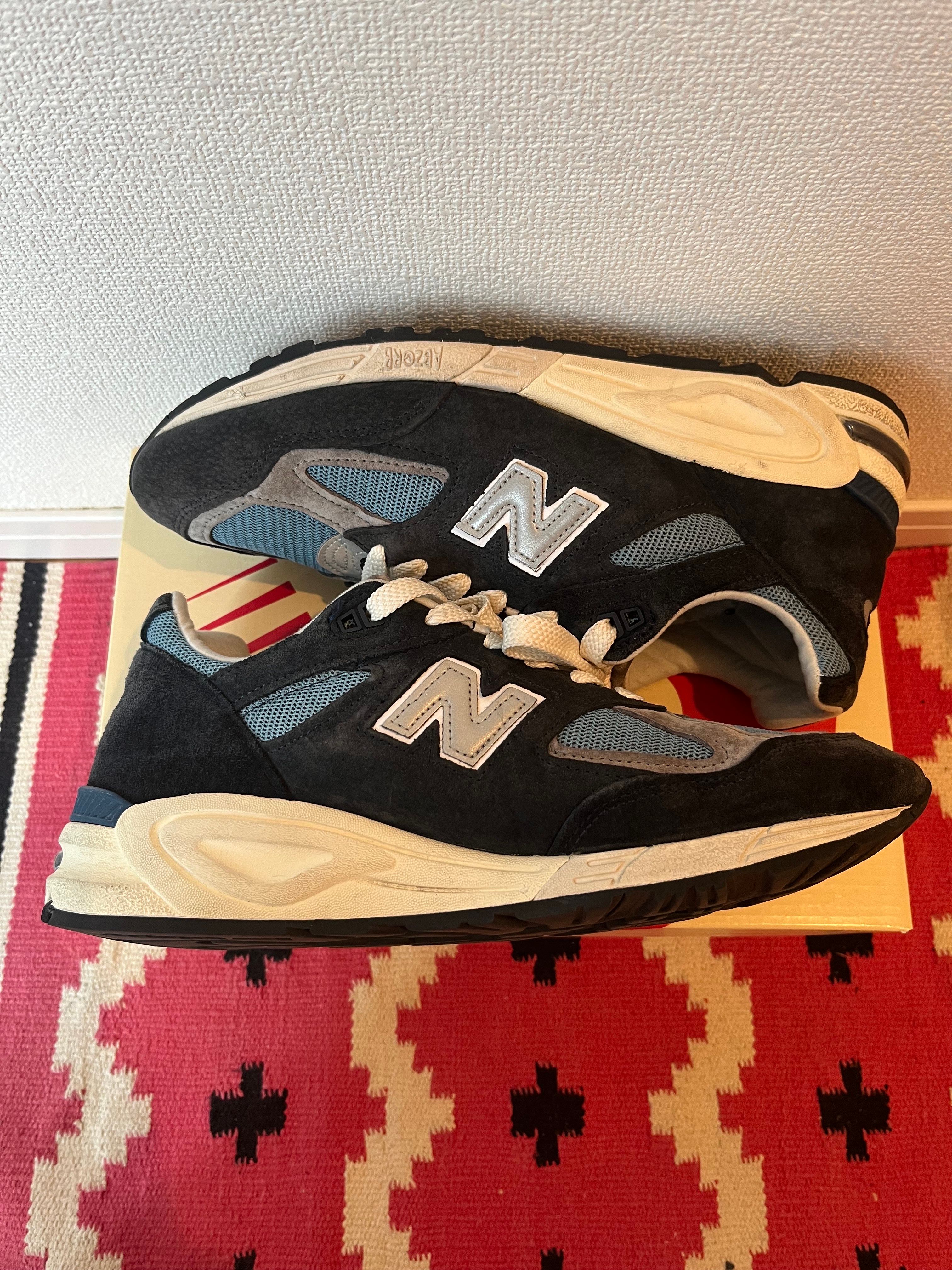 New Balance 990V2 "Navy/Castlerock"