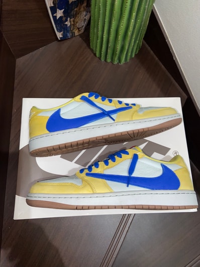 Travis Scott × Nike Women's Air Jordan 1 Retro Low OG "Canary"