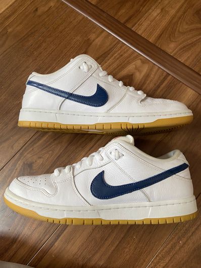Nike SB Dunk Low "Orange Label White Navy"