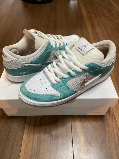 APRIL SKATEBOARDS × Nike SB Dunk Low Pro QS "White and Multi-Color"