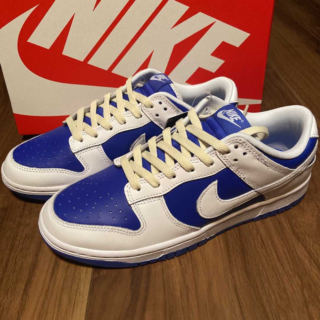 Nike Dunk Low Retro "Racer Blue and White"