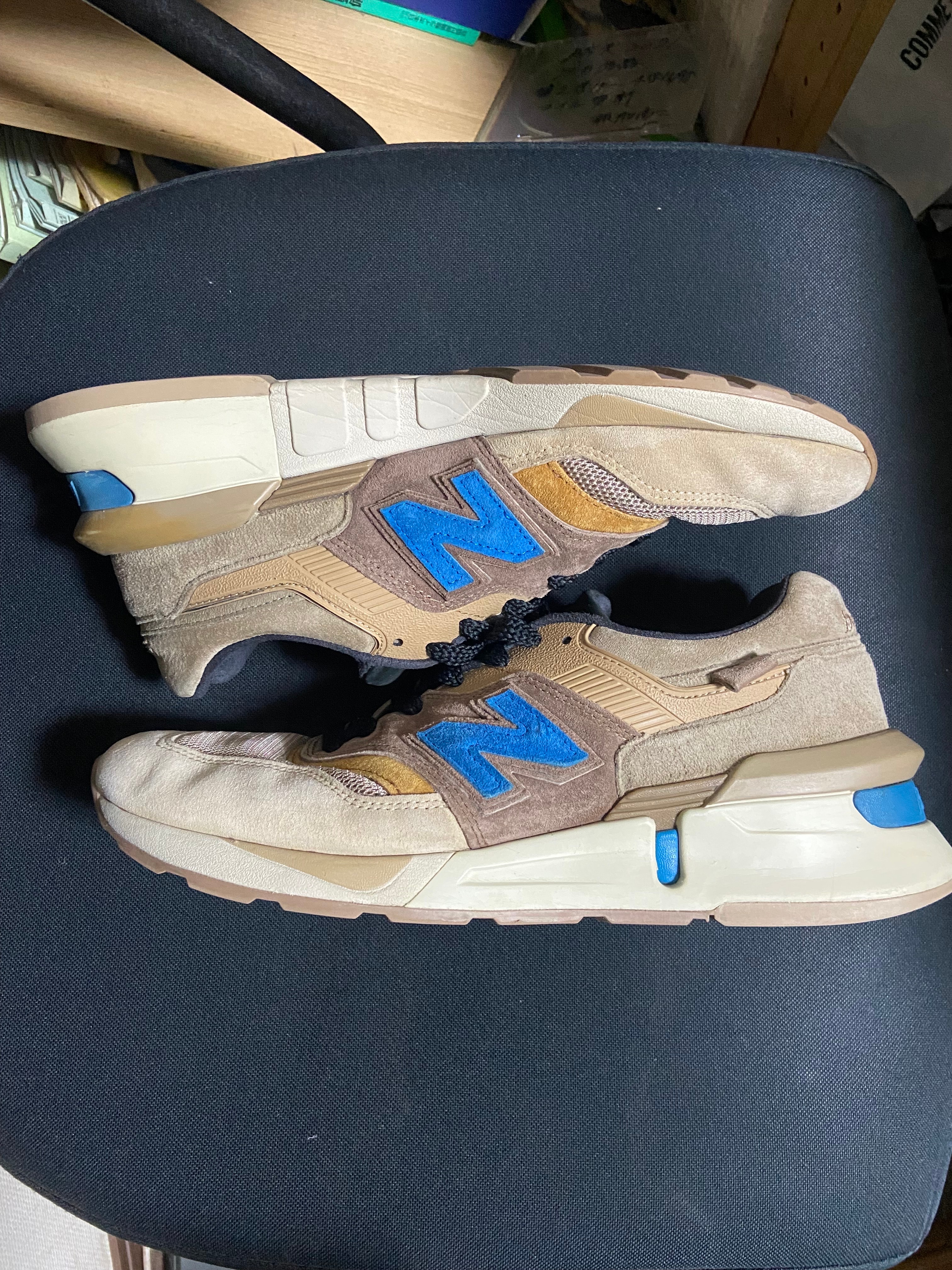 KITH × nonnative × New Balance 997S Fusion "Brown/Black-Cobalt Blue"